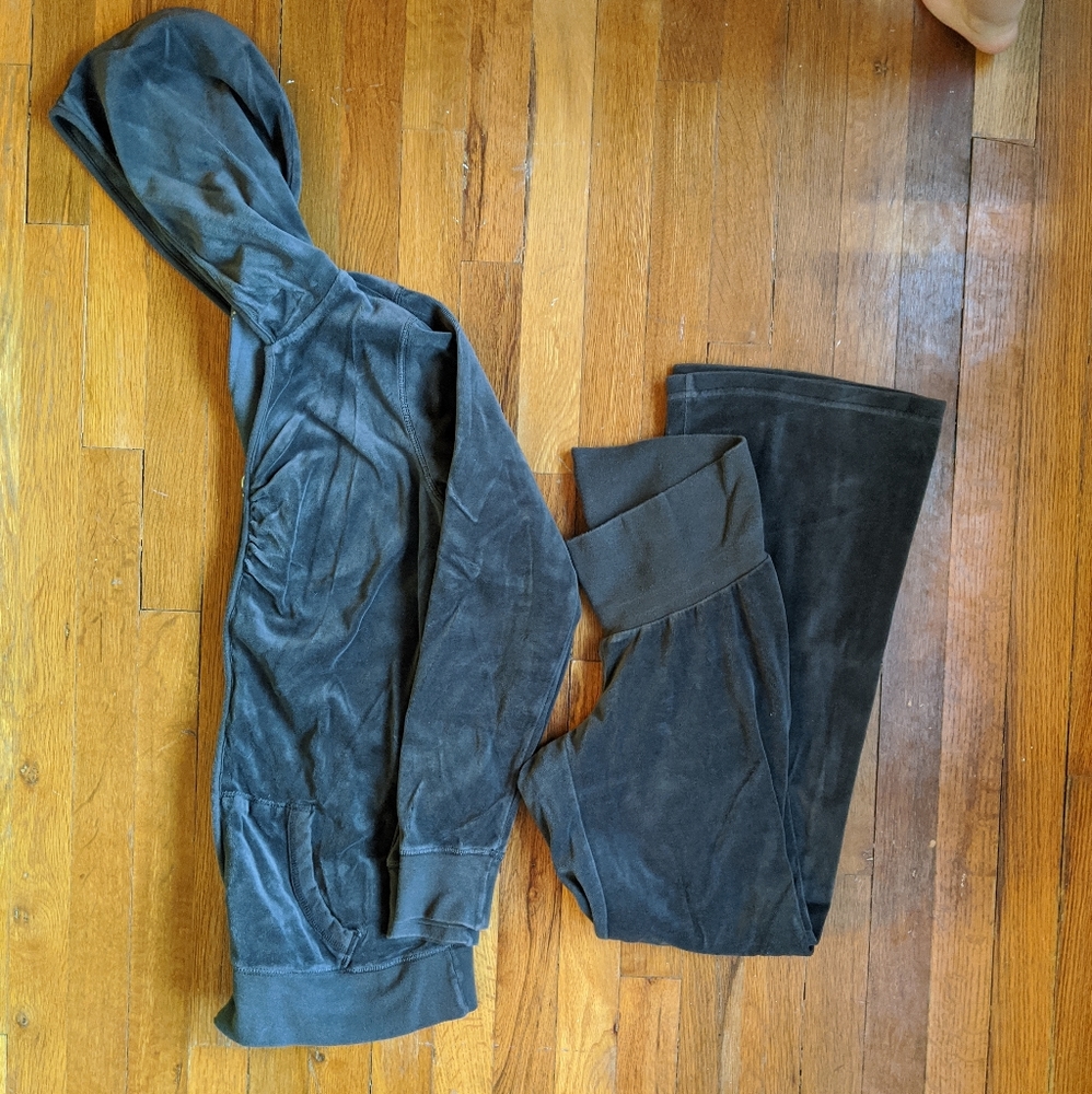 Maternity Velour Tracksuit Set